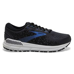 Brooks Addiction GTS 15 Mens Road Running Shoes Black/Blue/White | USA-WMC107694